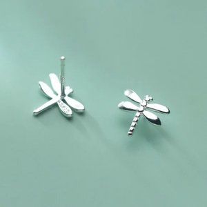 Sterling Silver Dragonfly Earrings